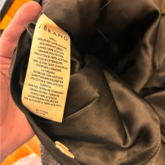 J Brand leather shorts - Picture 5 of 10